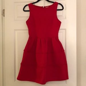 Francesca’s red dress